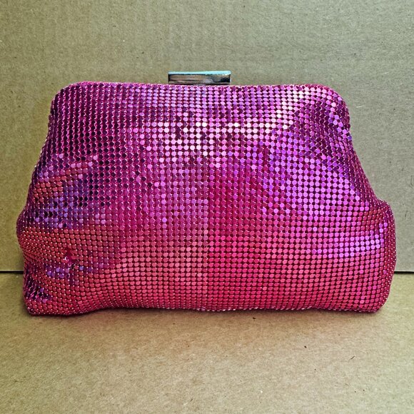 AQUA Markle Mesh Frame Shoulder Bag - Pink - New with defects - Picture 3 of 9